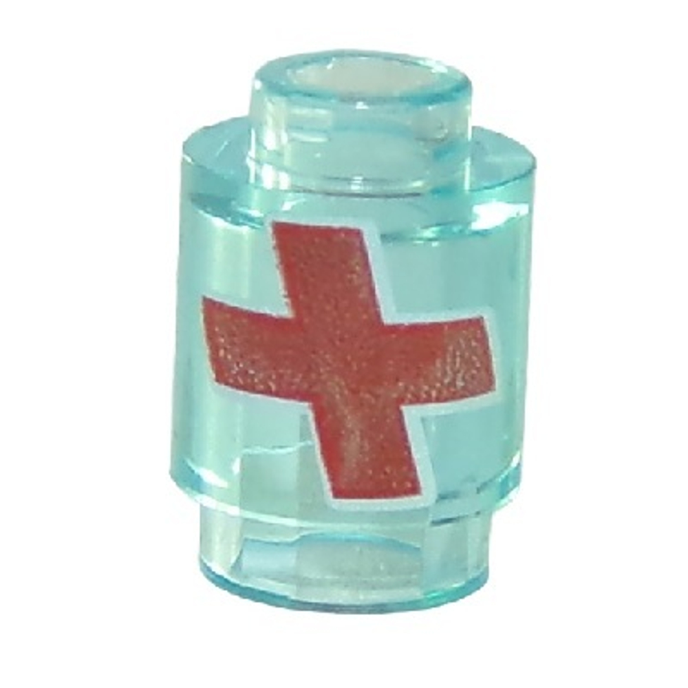 Кирпич с узором красного креста "Аптеки" 3062pb059