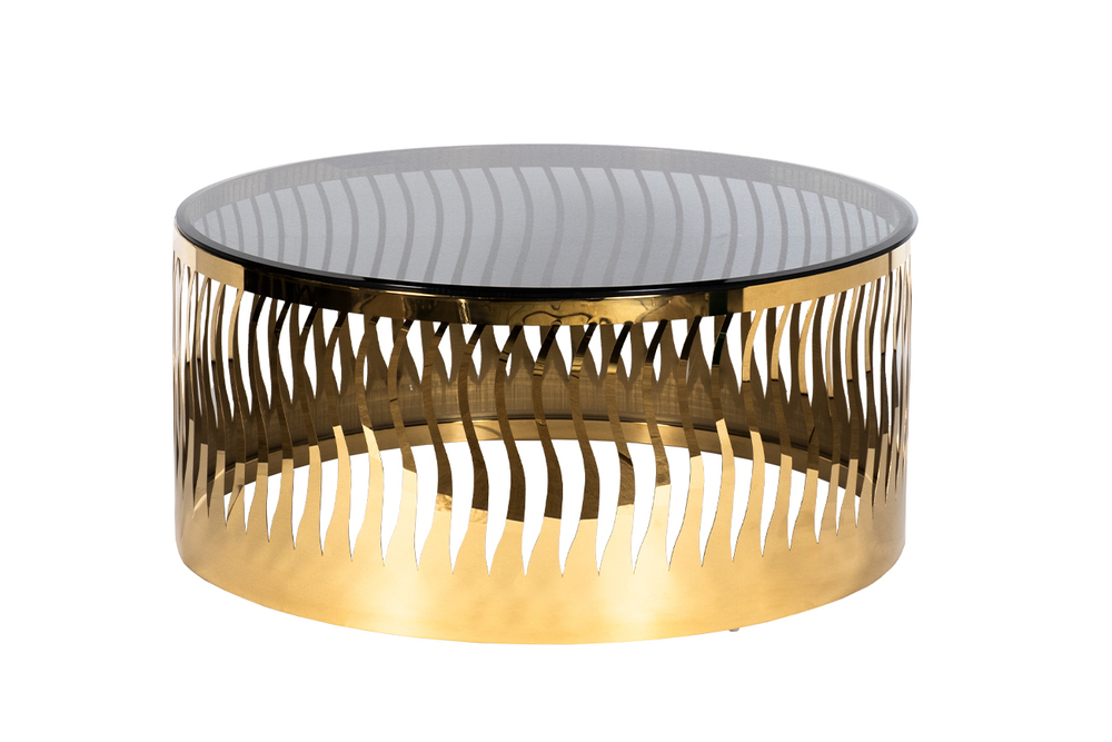 Стол  журнальный Garda Decor Wave GY-CT8149GOLD