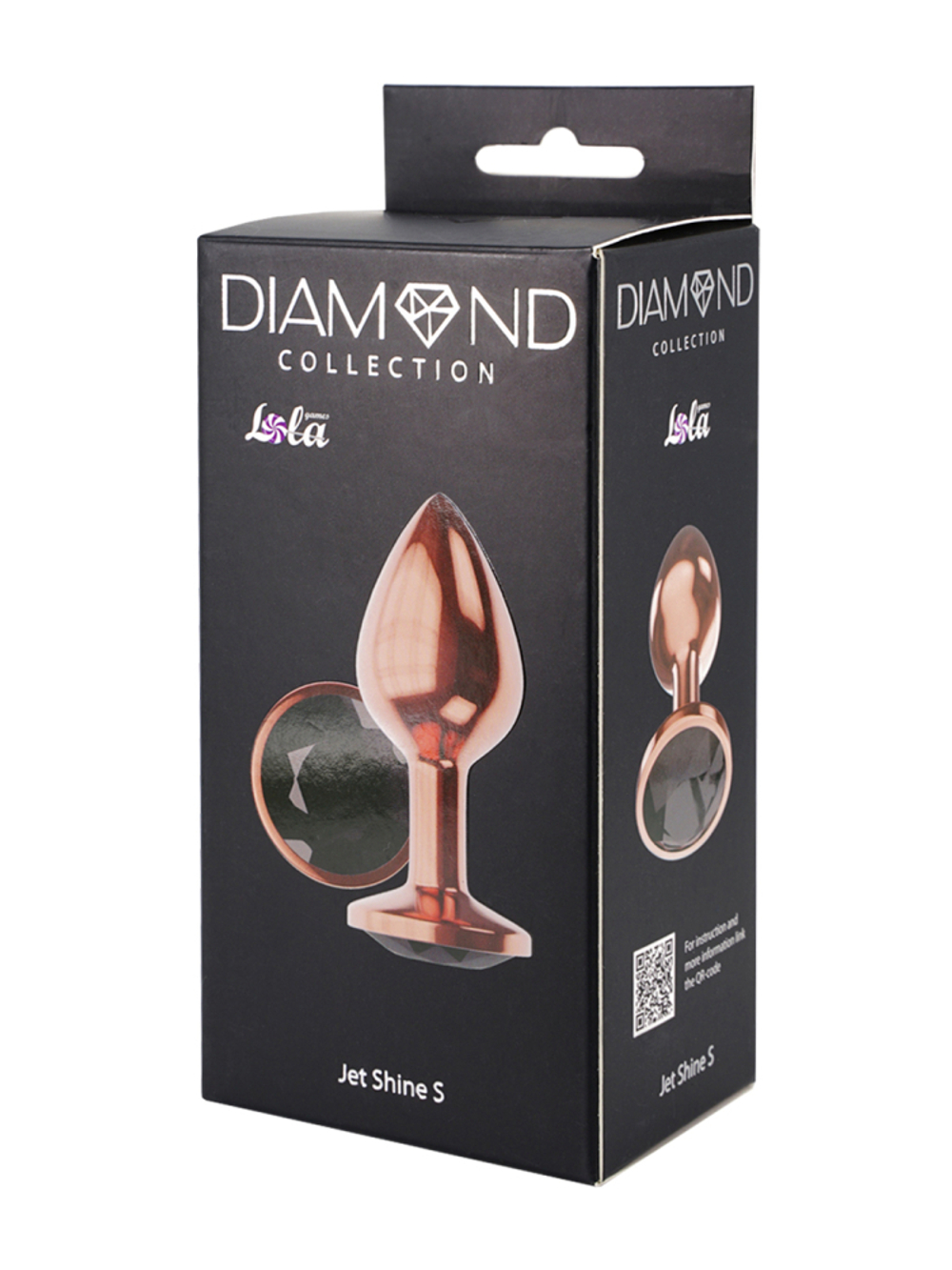 Diamond Shine S - Анальная Пробка, Розовое Золото