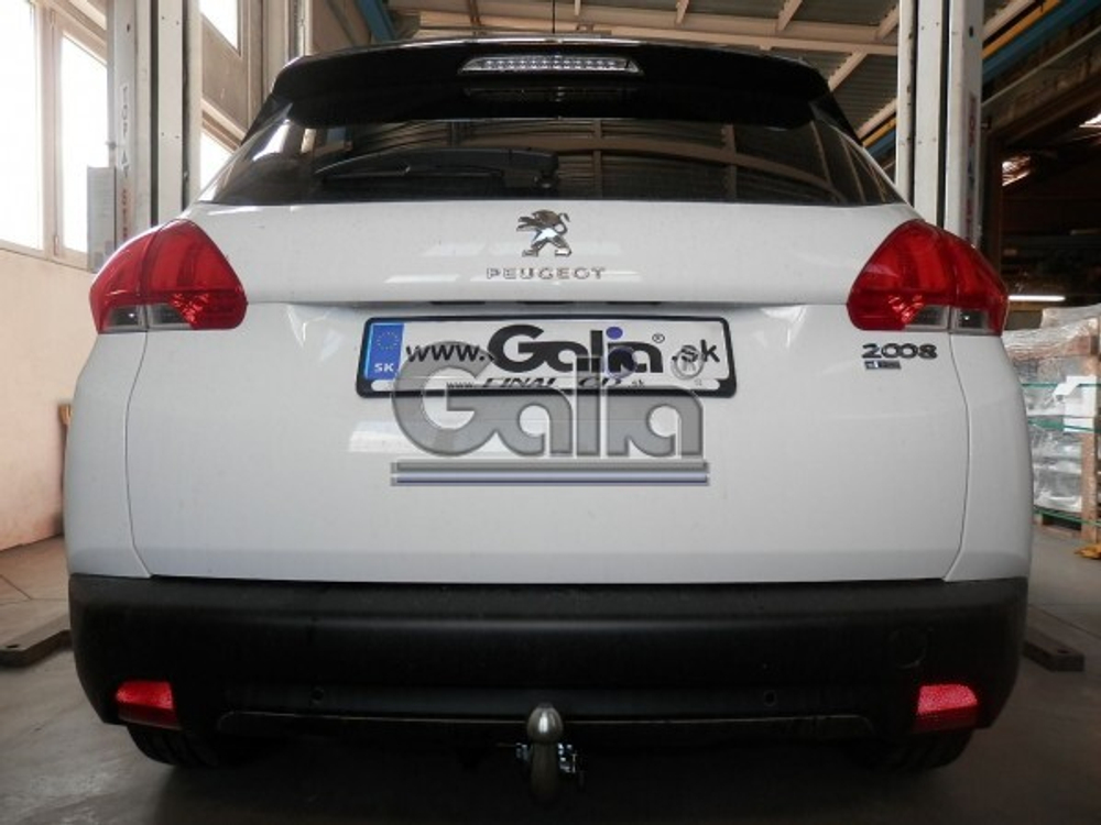 Фаркоп оцинкованный Galia P045A для Peugeot 2008 2013-(паспорт и сертификат в комплекте)(без электрики)