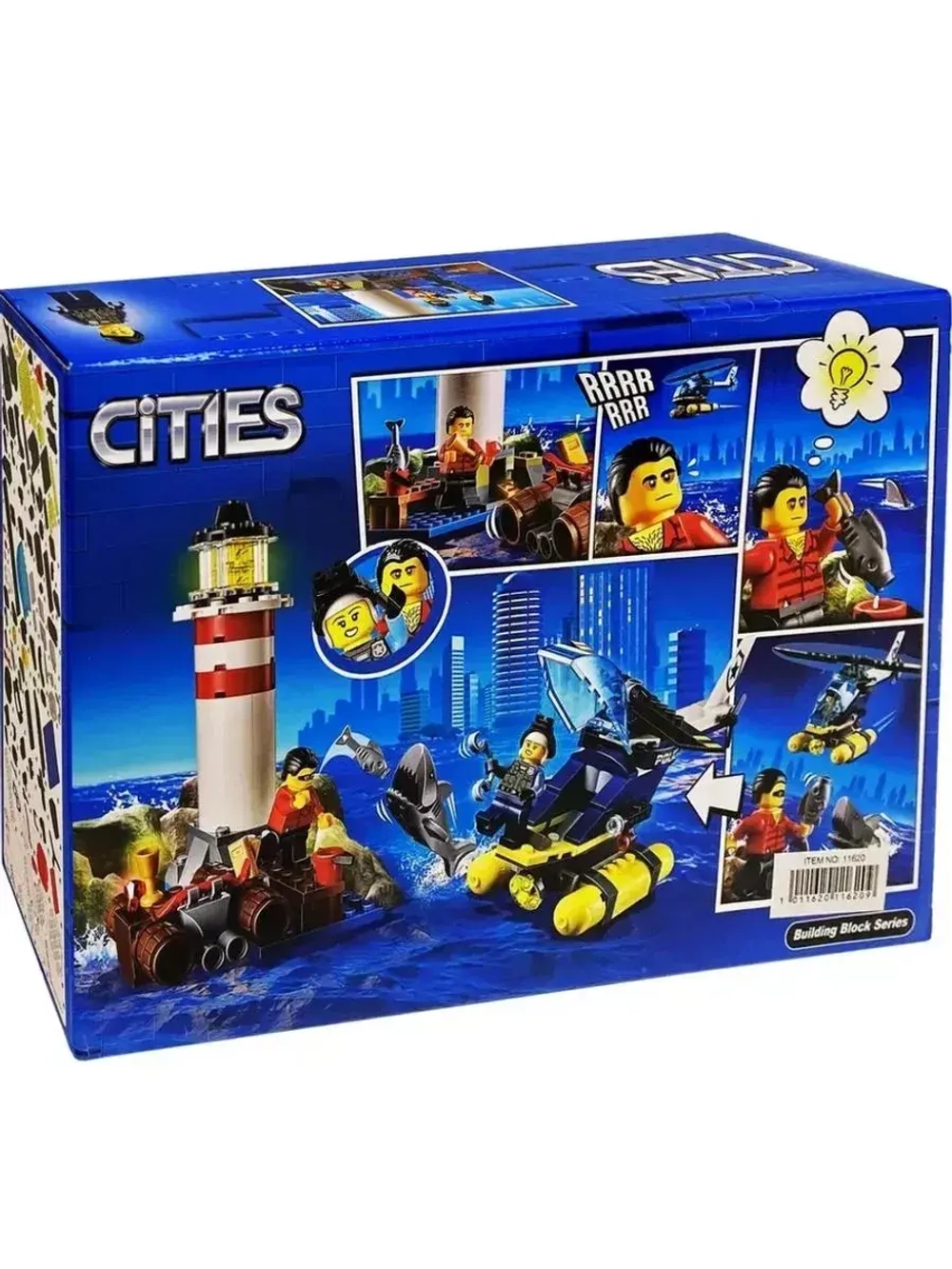 Конструктор Сити Морская полиция 197 деталей