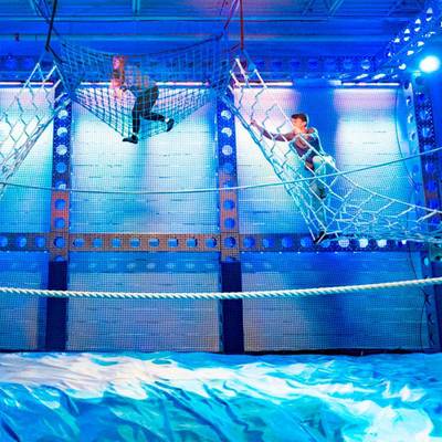 Надувная подушка «LogoAir» для приземлений и отработки трюков, 7,14×5,62×1,2 м