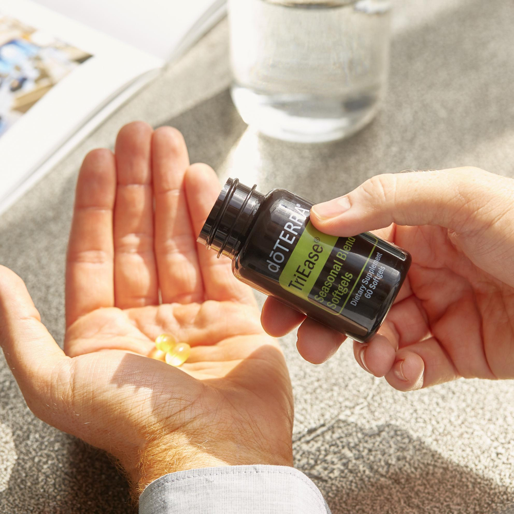 doTERRA TriEase, Сезонная смесь, 60 капсул