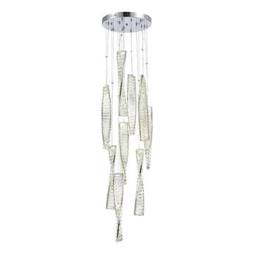 Светильник подвесной LED 99W 3000K SL6205.103.09 хром/прозрачный Elica ST-Luce