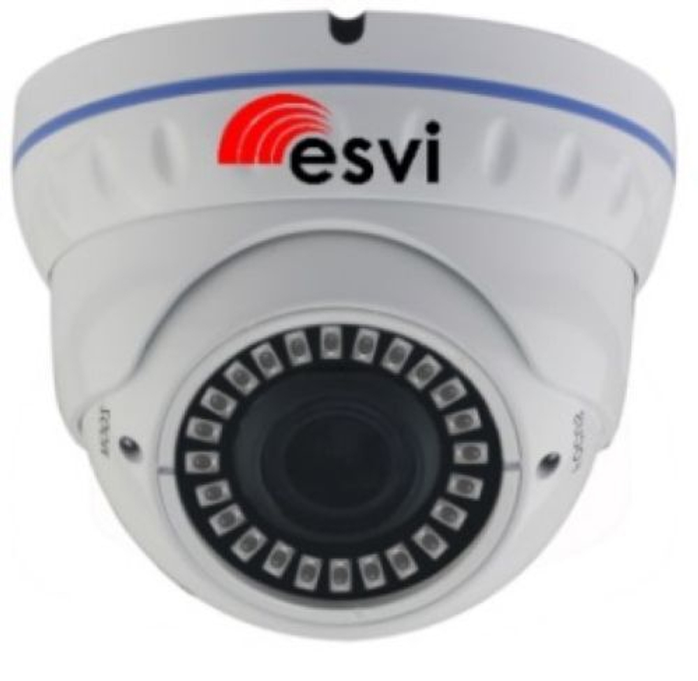 EVC-IP-DNT4.0-CG-P (XM) купольная уличная IP видеокамера, 4.0Мп*21к/с, f=2.8-12мм, POE