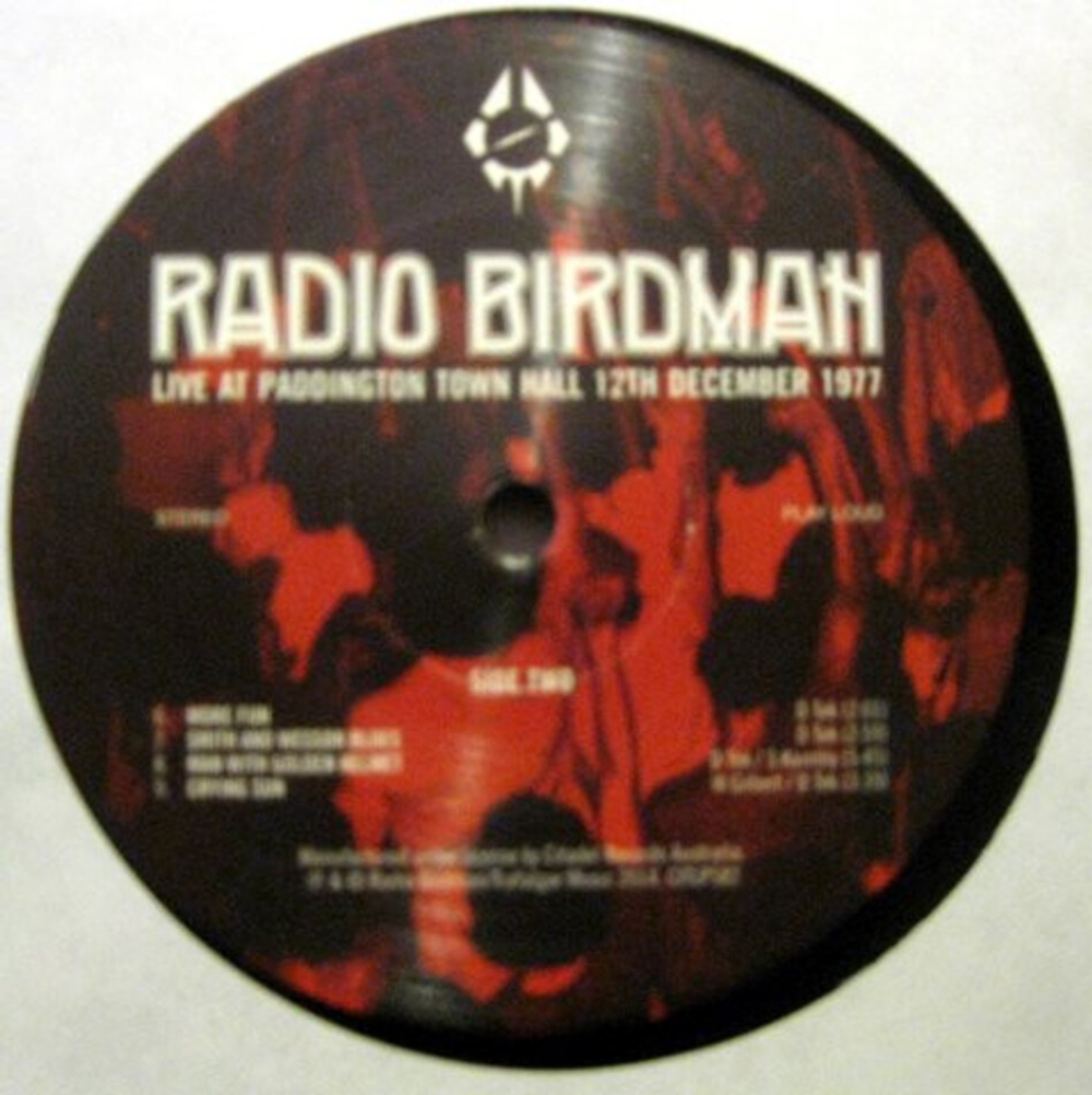 Radio Birdman / Live At Paddington Town Hall 12th December 1977 (2LP)