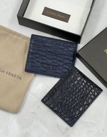 Картхолдер Bottega Veneta из кожи крокодила
