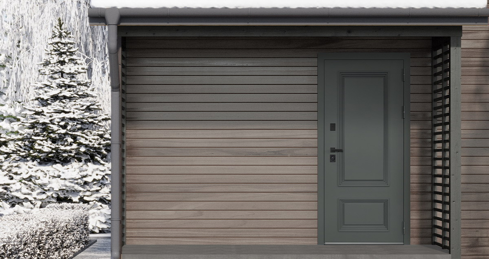 Стальная дверь "Цаворит" (терморазрыв 3к). Заказная модель.