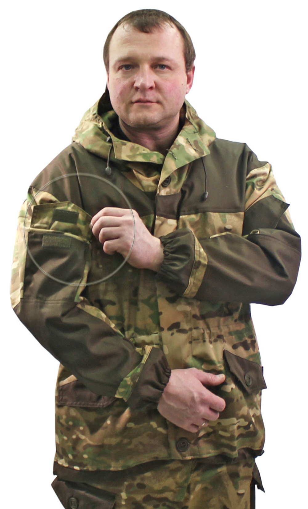 Костюм Горка NEW цв. Мультикам с накладками