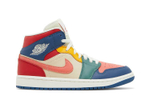 Кроссовки Jordan Air Jordan 1 Mid Se "Multi-Color" (Женская размерная сетка)