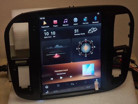 Магнитола для Toyota Land Cruiser 100 1998-2002 - Carmedia ZF-1268-Q6 вертикальный экран в стиле "Тесла" на Android 11, 8Гб+128Гб, CarPlay, 4G SIM-слот