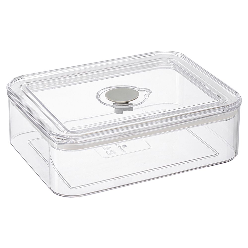 Контейнер для хранения герметичный с крышкой и клапаном Keep in, 980 мл