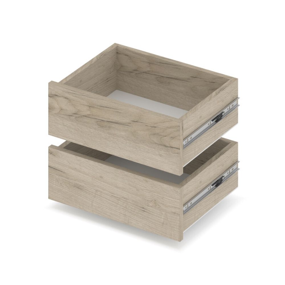 Ящики выдвижные для шкафов-купе глубиной 600 "Роланд" Р76, ЛДСП, MODERN