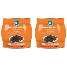 Маслины Marmarabirlik 3XS черные с косточкой 2 кг 2 шт