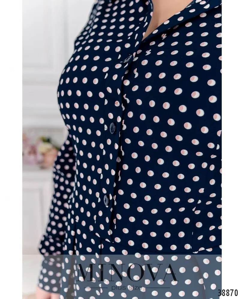 Платье 3141-В-темно-синий Minova