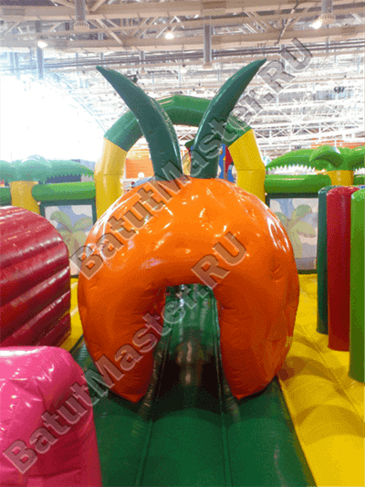 Надувной коммерческий батут "Джунгли"