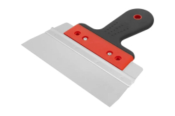Шпатель фасадный из нержавеющей стали, 200 мм, узкое полотно, 2-комп. ручка// Matrix (Матрикс)