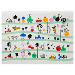 IKEA GRÖNFINK  (ИКЕА ГРÖНФИНК)  -  Коврик, разноцветный, 30x40 см