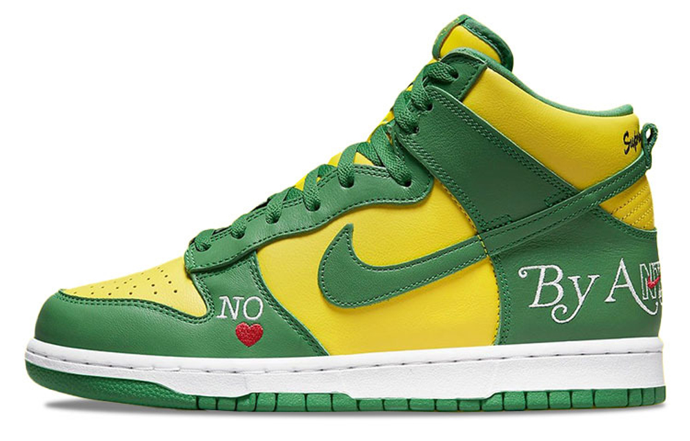 Кроссовки Supreme X Nike Dunk "Brazil"