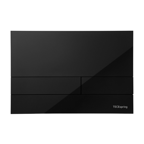Панель смыва TECEspring square, акрил, черная