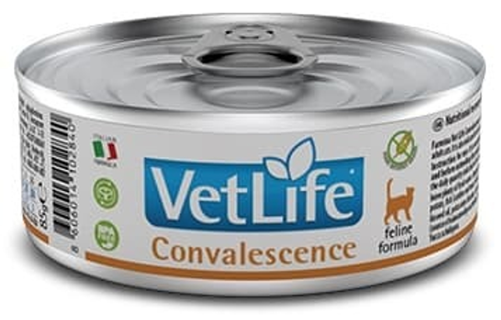 Farmina Vet Life Cat Convalescence / в период восстановления для кошек 85г