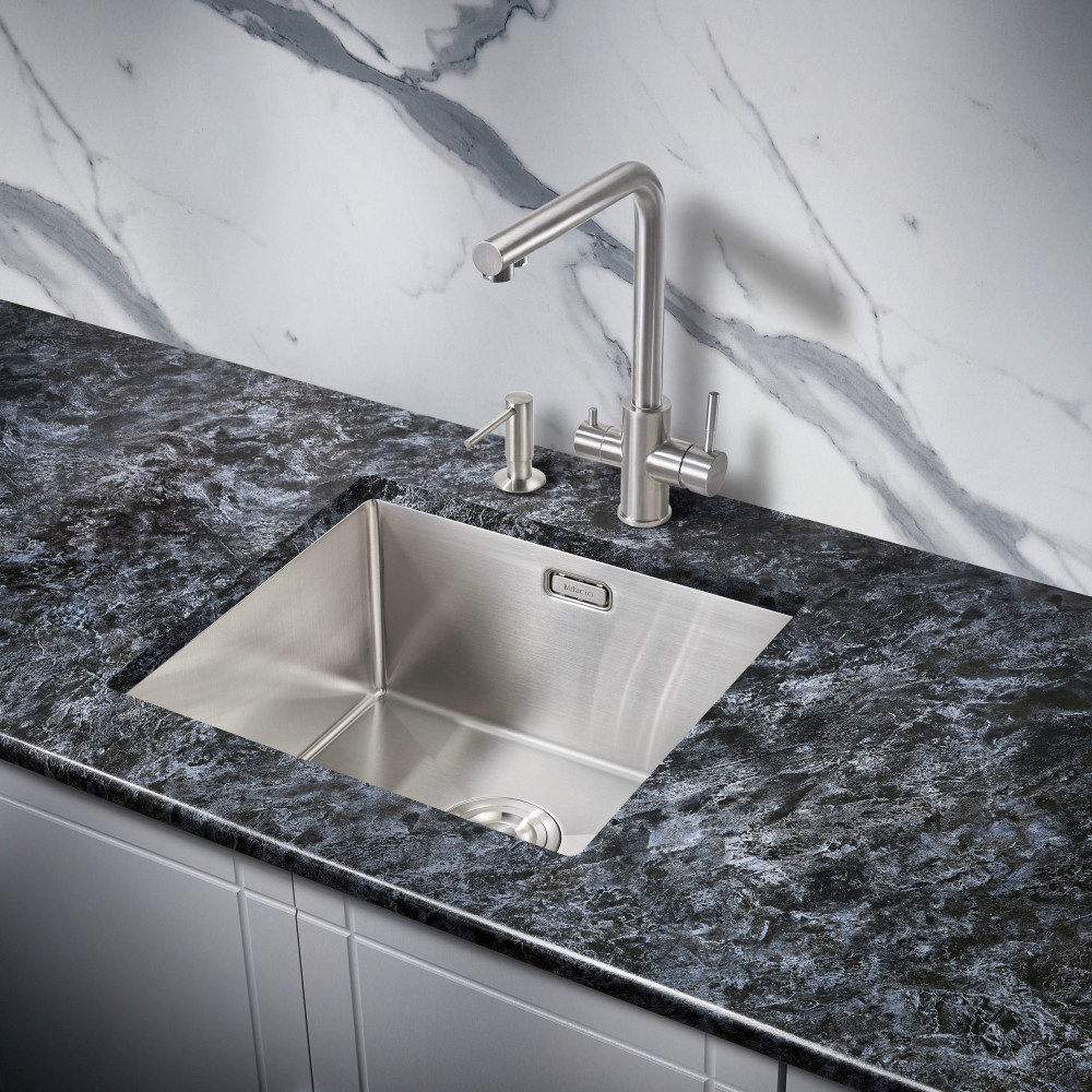 Мойка для кухни MILACIO Denia 48 Steel MC.77440 сталь нержавеющая