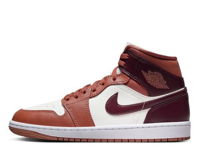 Баскетбольные кроссовки Air Jordan 1 Mid Brown shoes