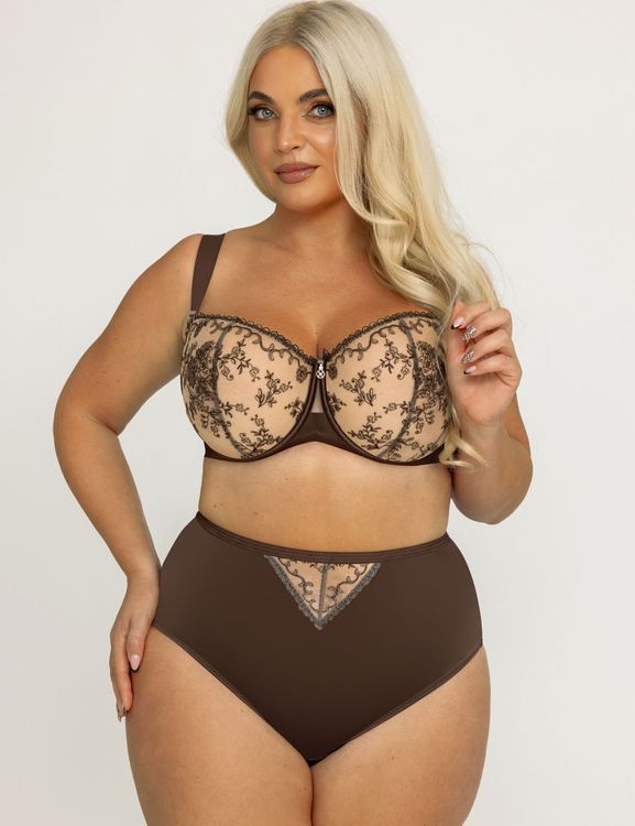 Трусы Kris Line Mocca слипы High Waist (мокка)