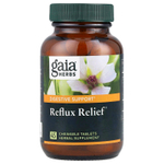 Gaia Herbs, Reflux Relief, 45 жевательных таблеток