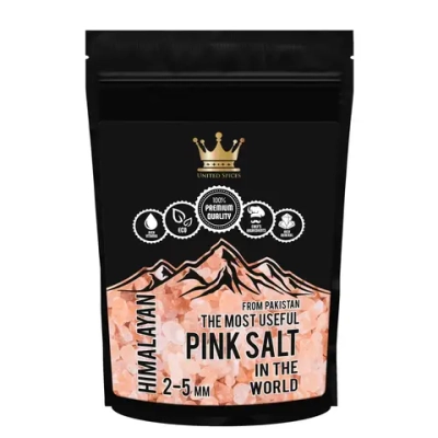 Соль гималайская розовая крупный помол 2 - 5 мм, "United Spices", 500 г