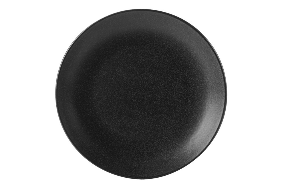 Тарелка 24 см / мелкая без рима / BLACK