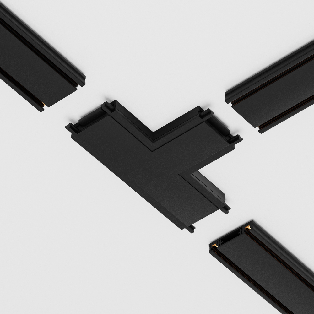 Коннектор питания T-образный для магнитного шинопровода Maytoni Radity TRA084CT-11B