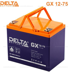 Аккумуляторная батарея Delta GX 12-75 (12V / 75Ah)