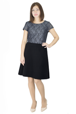 Нарядное платье 1225А, чёрный #184Чер051225А