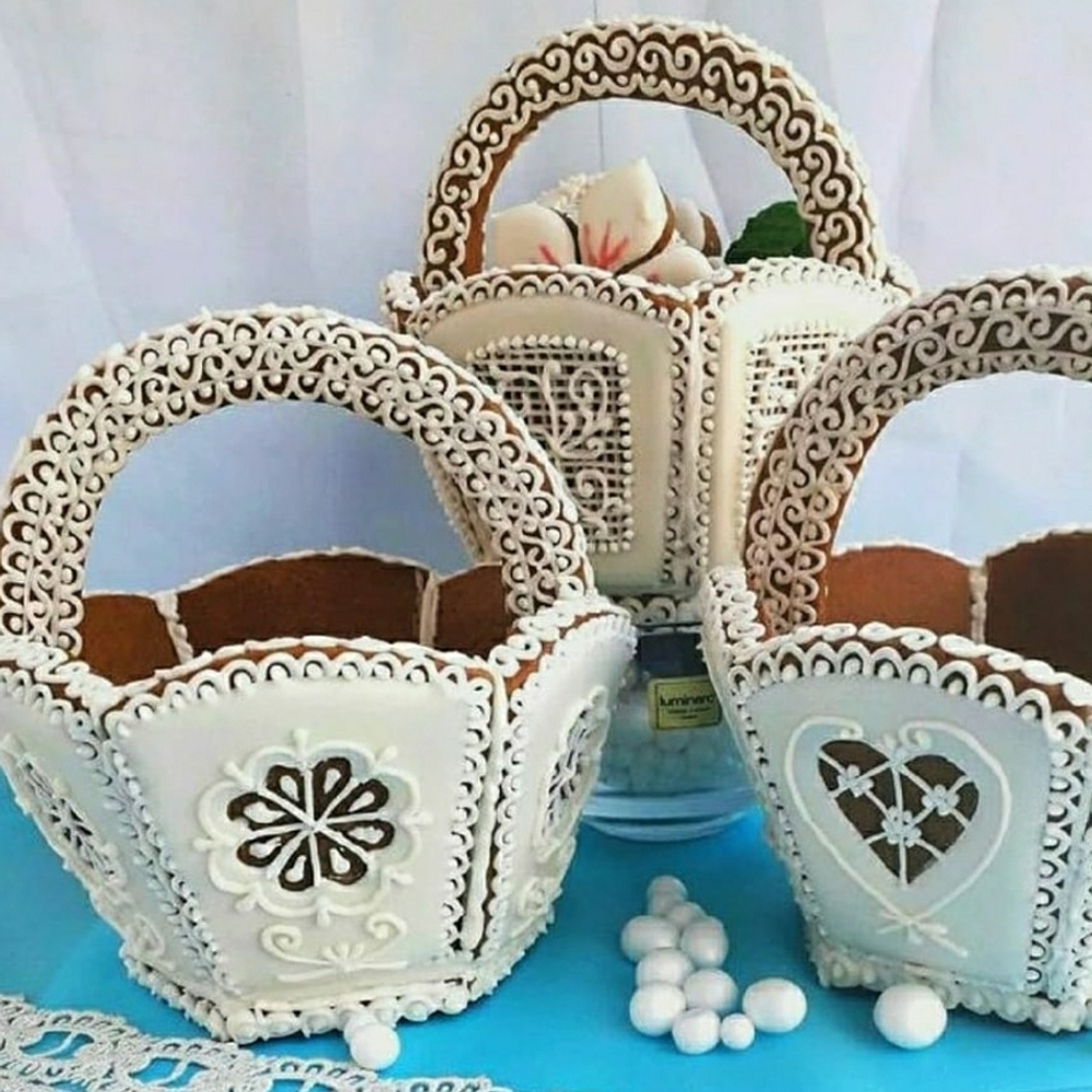 3D Корзина для пряников №1