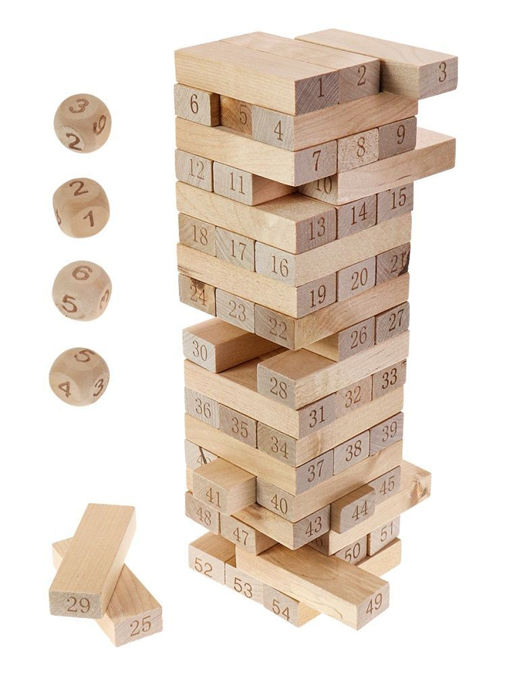 Игра настольная "Башня. Высотка maxi" 28см, 54 дет.