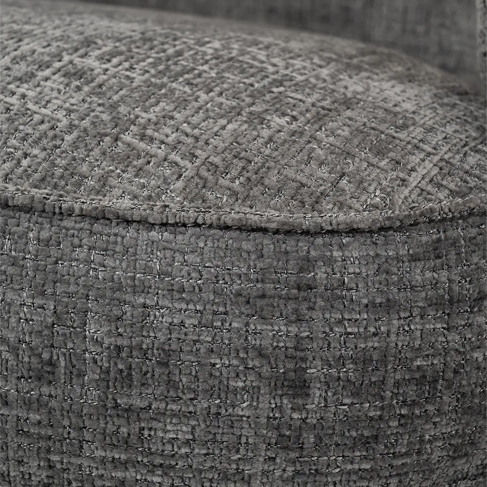 Кресло KING серый, шенилл