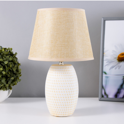 Лампа настольная 48474/1 E14 40Вт бежевый 20х20х34 см RISALUX