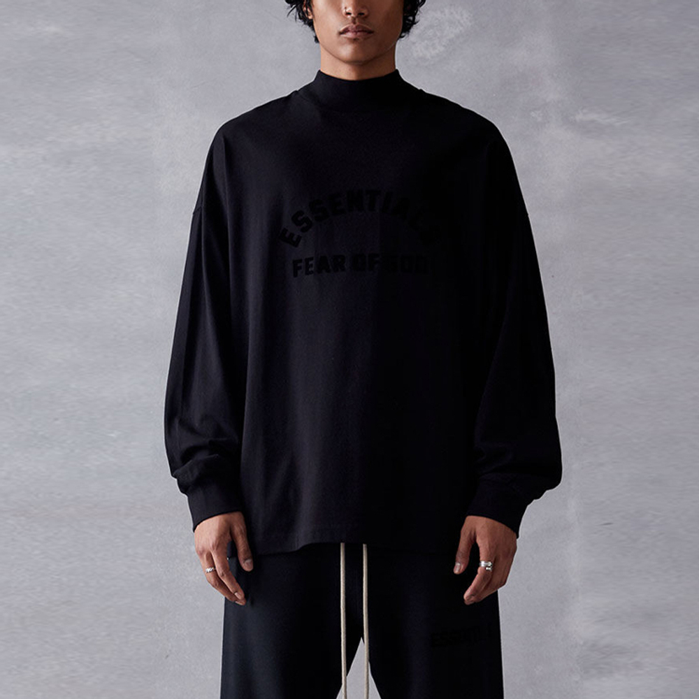 Худи Fear of God Essentials Tee  Jet Black, 125SP232016F