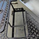 Обеденная группа Teide из литого алюминия с жаровней, античная бронза