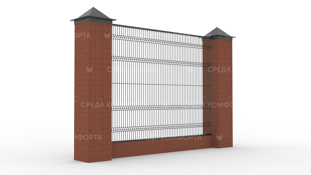 Забор 3Д ZBR0067