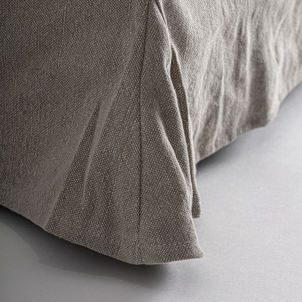 Кушетка ARSAC из бежевого льна