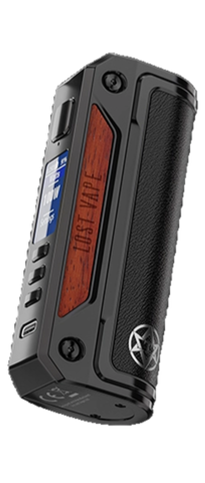 Боксмод Lost Vape Thelema Solo DNA 100C Mod - Black Calf Leather