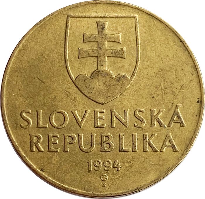 10 крон 1994 Словакия XF