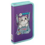 Пенал 1 отделение 190*110 "Kitty" (Спейс)