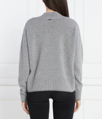 Хлопковый кардиган Liu Jo - серый(MF3030 MS009)