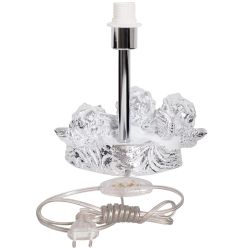 Настольная лампа Весёлые Купидоны Сильвер Мадлен Пудровый