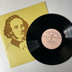 Винтажная виниловая пластинка LP Ф. Мендельсон, Оркестр Н-БИ-СИ, Дирижер Артуро Тосканини, Симфония № 5 Ре Минор, Соч. 107 (СССР 1967)