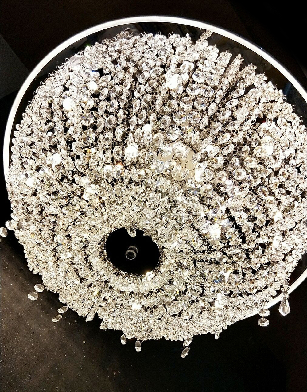 Pendant design lamp Ozero by Manooi D60 (Black)