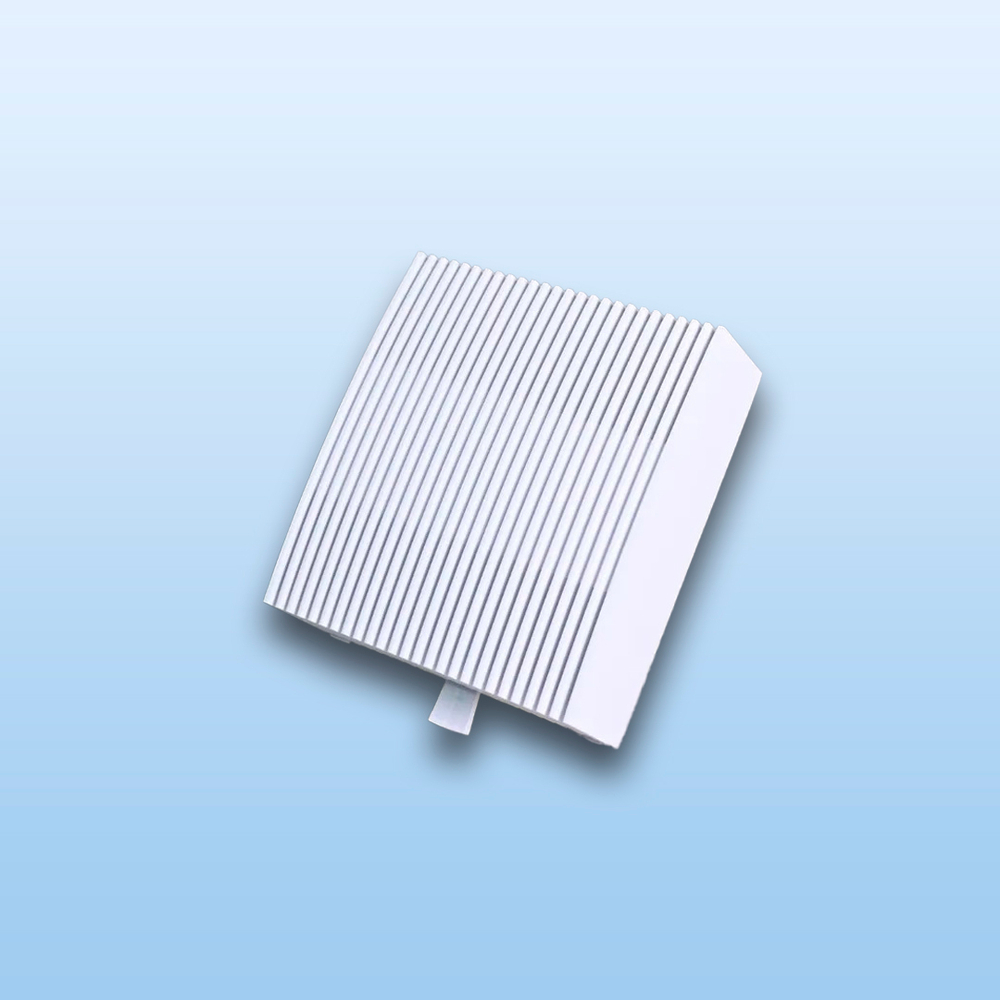 Клапан стеновой приточный NovaSTYLE КИВ-125 с квадратным оголовком, с вентканалом 0,5 м, алюминиевой решеткой